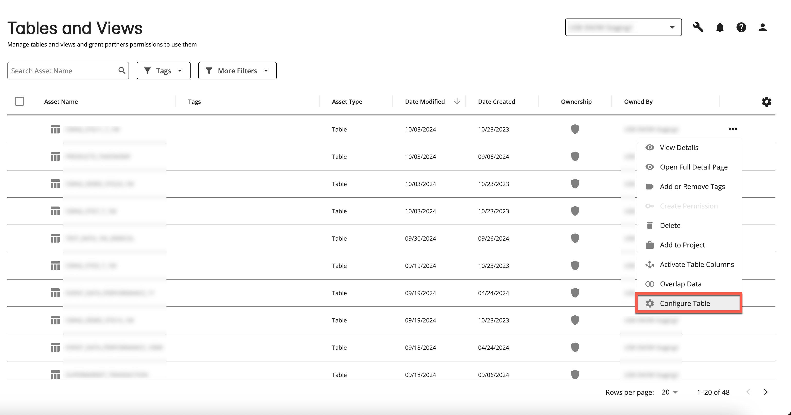 DCP-Configure_Events-Configure_Table_menu_selection.png