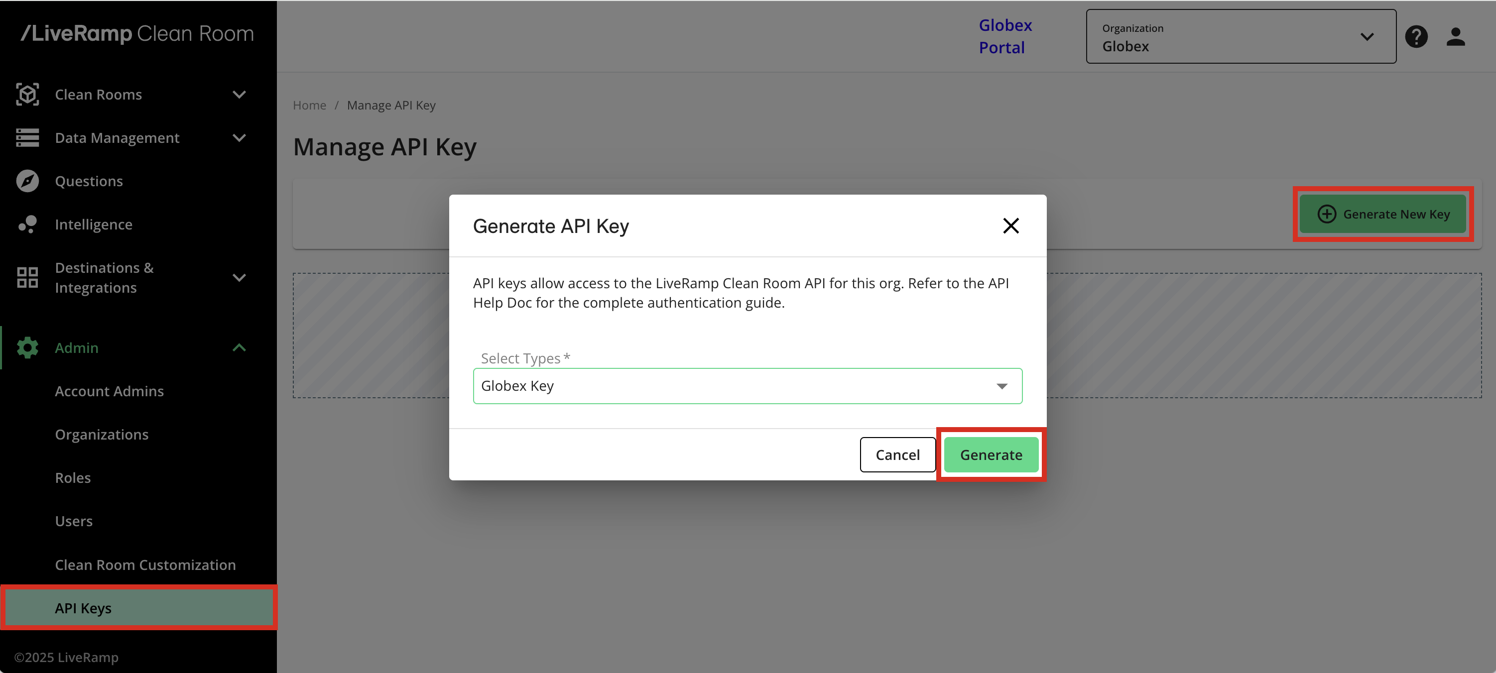 clean-room-admin-generate_key-dialog.png