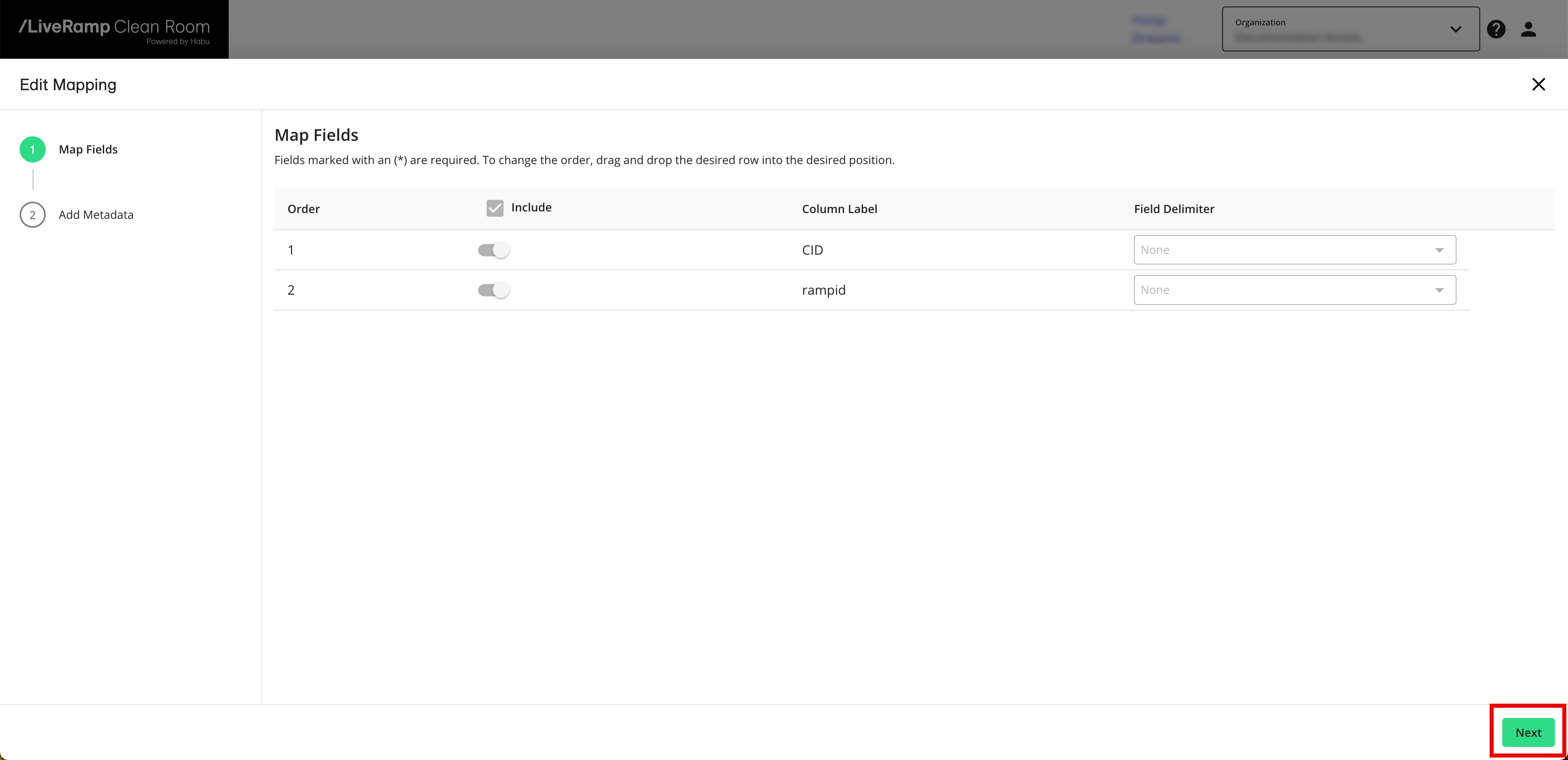 LCR-Synthetic_Dataset_Libraries-Map_Fields_Save_button.png