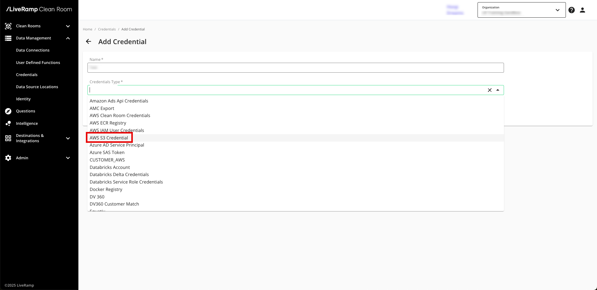 CR-Export_to_AWS-AWS_S3_credential.png