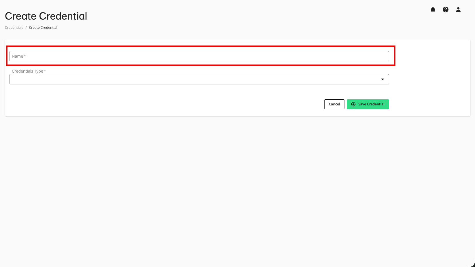 LCR-Create_Credential-Name_field.png