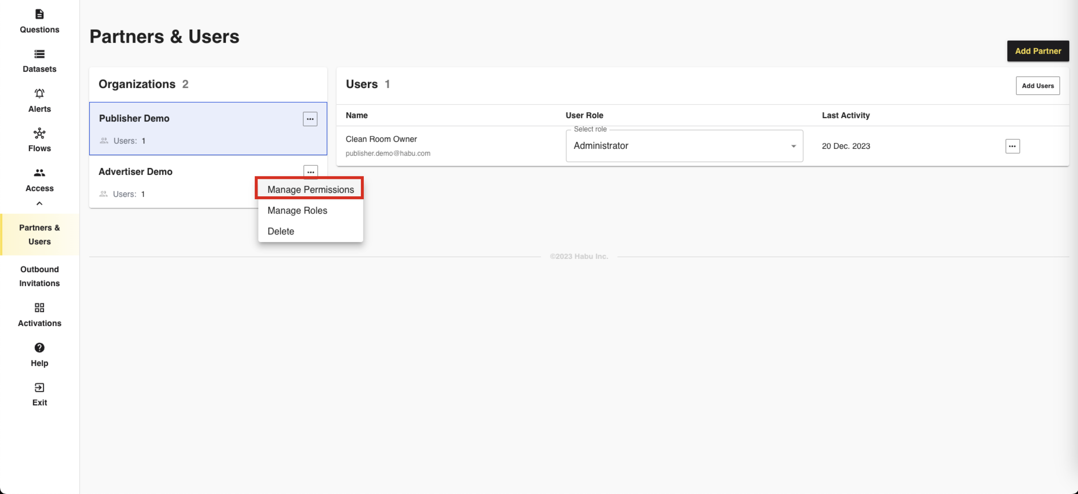 LCR-Privacy_Governance-clean_room_manage_permissions.png