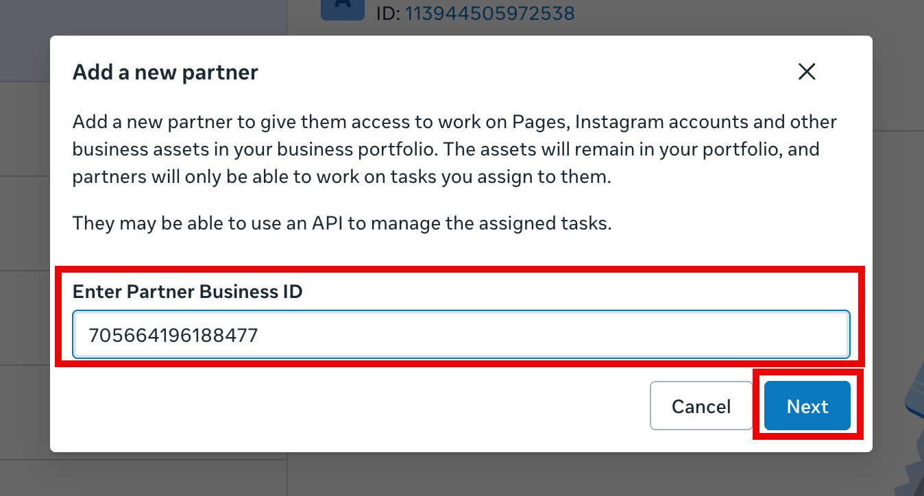 Facebook Adding LR as Partner Add a New Partner popup.jpg