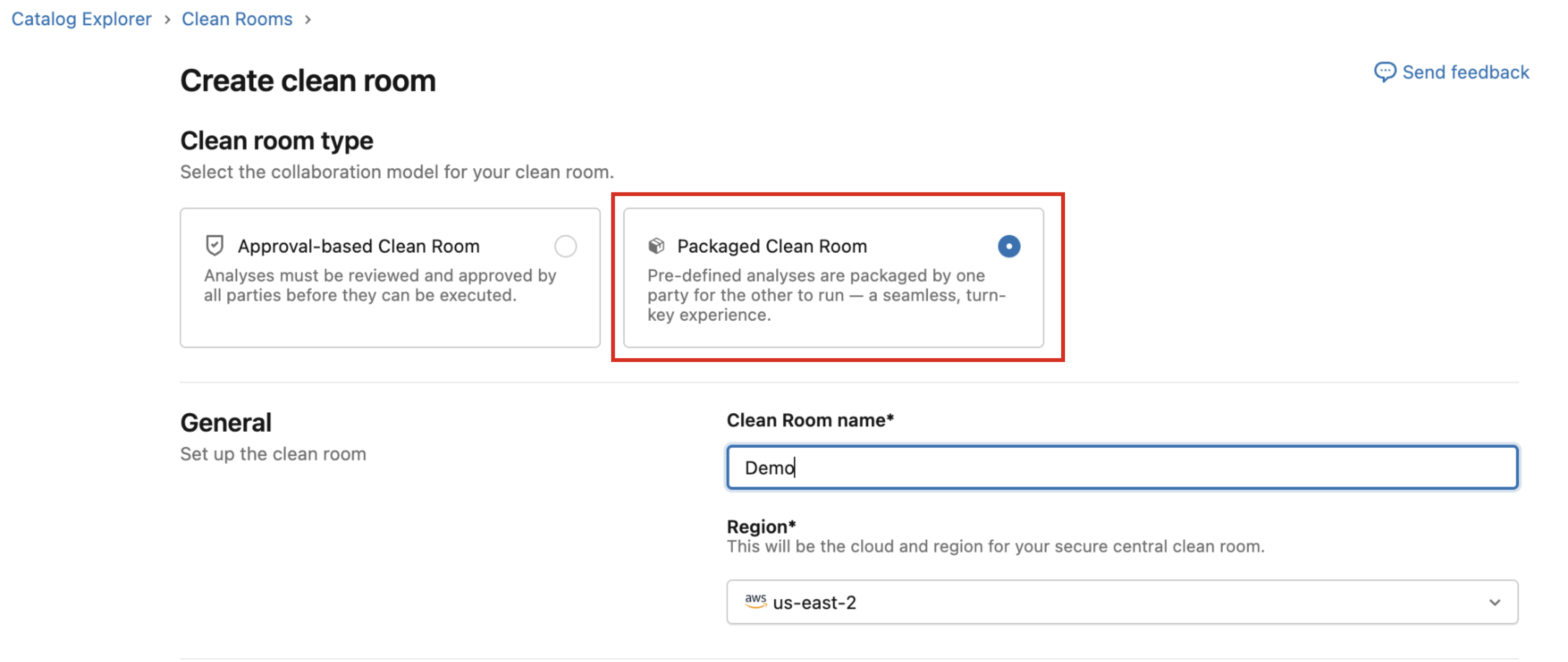 I-Embedded_Identity_Databricks-Select_Clean_Room_type.png